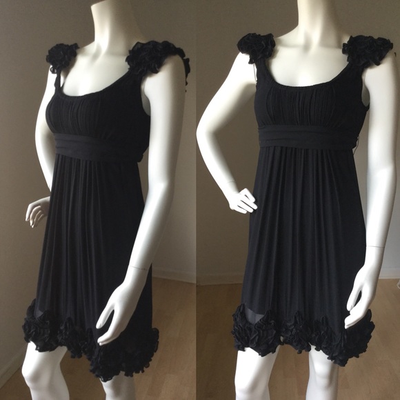 Anthropologie Dresses & Skirts - Anthropologie Baraschi Ruffle Flower Silk Dress